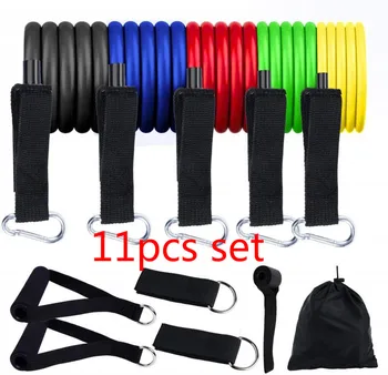 

Resistance band set pull rope exercise sports yoga pull belt resistance tube kit elastic rope fitness training exercise 150 lbs