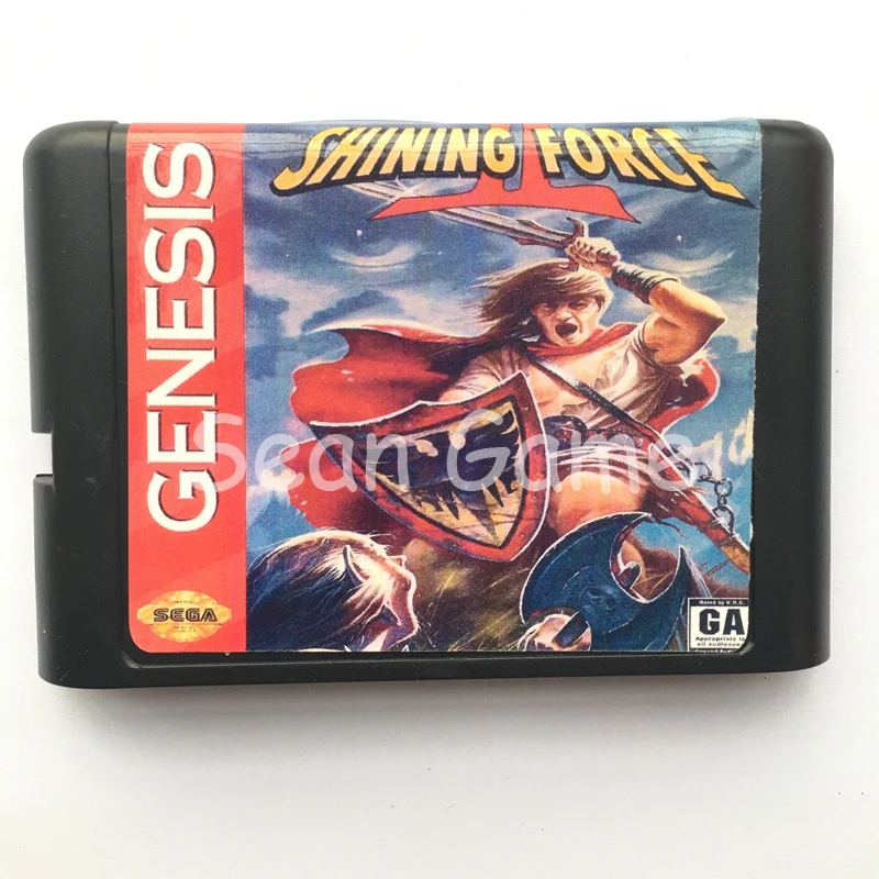 16 бит sega MD игровая битва Mania2/Shining Force/Жесткий Корпус/двойной дракон для sega Megadrive Genesis видеоигровая консоль картридж - Цвет: Shining Force