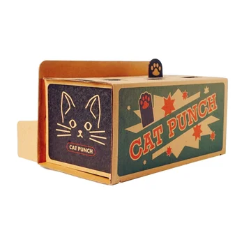 

1PC Novelty Creative Cat Punch Scratch Exercise Cat Toy Pet Toy Supplies Mouse Pop Up Puzzle