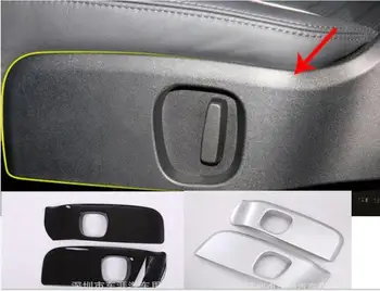 

For Land Rover Discovery 5 2017 Car Styling ABS Chrome Car Second Row Seat Side Cover Frame Trim Accessories Set of 2pcs