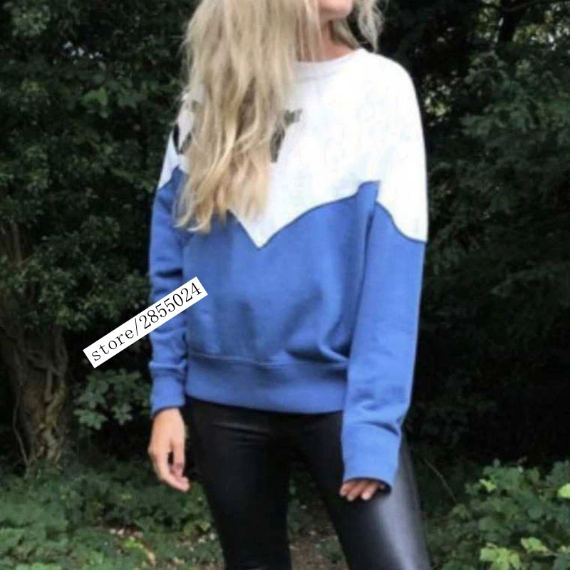 

Woman Blue Red Gray Hoodies Runway Long Sleeve Jumpers Fall 2020