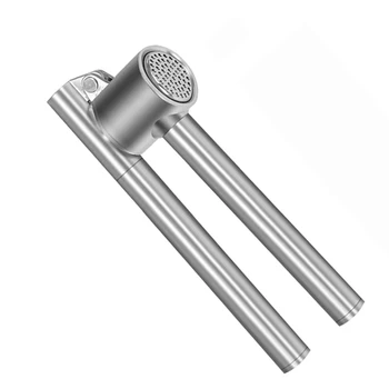 

Garlic Press Mincer,304 Stainless Steel Garlic Crushers & Peeler Set, Heavy-Duty, Detachable,Rust Proof Garlic Mincer