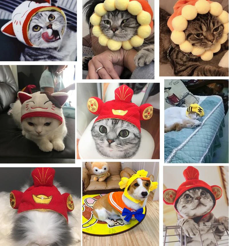 Креативная бейсболка с кошкой костюм для домашних животных Косплей Забавный Хэллоуин полицейский Пират капитан, Мотрос реквизит для фото щенок собака кошка головной убор