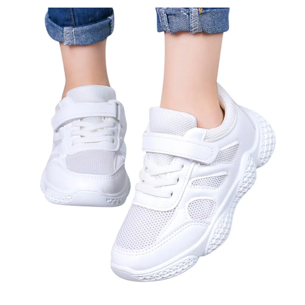 Детские спортивные кроссовки из сетчатого материала в стиле пэчворк для маленьких мальчиков и девочек; повседневная обувь