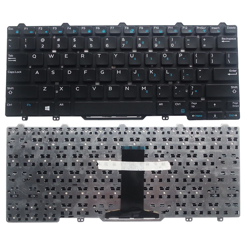 Новая клавиатура US для ноутбука Dell Latitude 3340 3350 E7250 094F68 94F68 41MMG|Клавиатуры замены| |