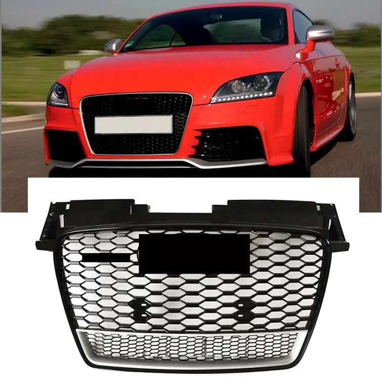 2011-2015 Audi TT Mk2 8J Front Bumper Grille / Gloss Black / T2006 -  Redline Auto Parts