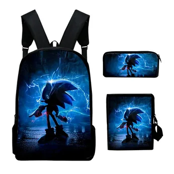 

Fashion Cartoon Hedgehog Backpack Children Schoolbag Teen Backpack Boy Girl Anime Schoolbag Boy Girl School Schoolbag