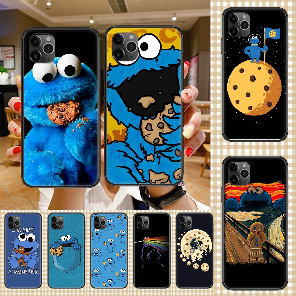 Чехол для телефона с изображением мультяшного печенья монстра чехол iphone 5 5s se 2 6 6s