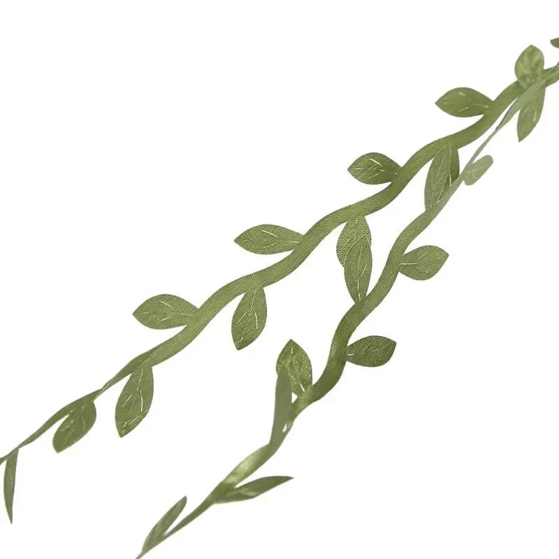 40m Artificial Vivid Vine Plants Green Silk Leaves Fake Vine Hanging Prop for Wedding Garden Home Decoration Accessories
