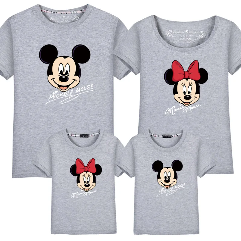 

Mouse T-Shirts Family Matching Clothes Mommy and Me Clothes Mouse Short Sleeve T-Shirt Minni Mouse Matching Outfits T-Shirt