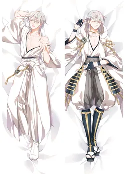 

Tsurumaru Kuninaga pillow Covers Anime Touken Ranbu Online Cool Boy pillow case Sexy Bedding Hugging Body pillowcase gifts