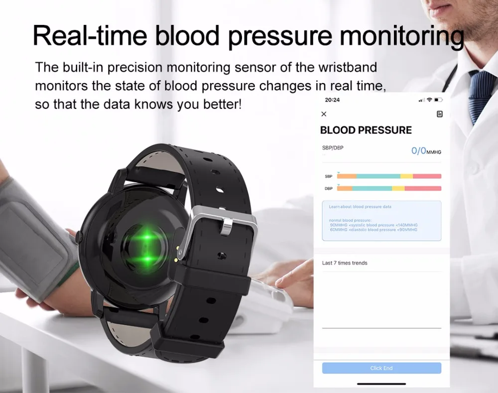 Fitness Tracker M324 Smart Bracelet Heart Rate Blood Pressure Men Women Smart Watch Activity Tracker for sport iOS Android