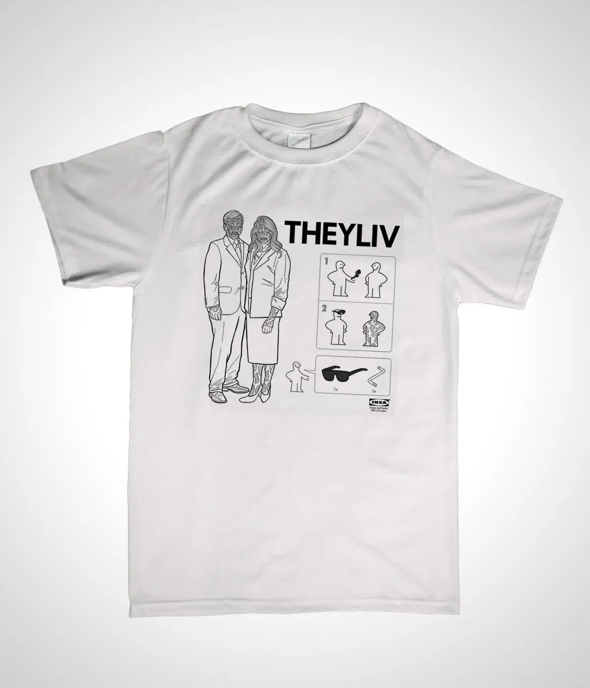Футболка They Live Vs IKEA inspired design| |