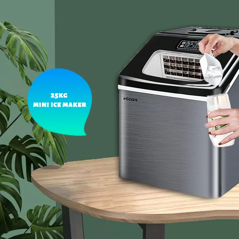25KG Ice Makers Hicon techport техпорт Home House Appliance Major Appliances Refrigerators Refrigerator Fridge Fridges Freez 3