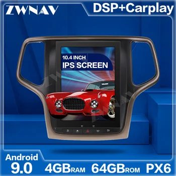 

Tesla Screen Android 9 Car Multimedia Player For JEEP Grand Cherokee 2014+ GPS Navigation Auto Audio Radio stereo Wifi head unit