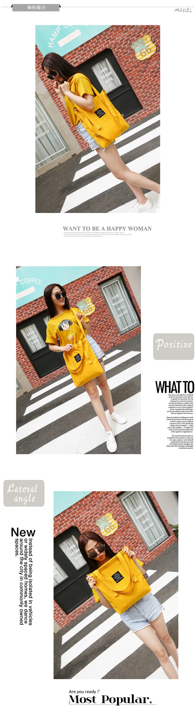 Micro for New Style Women's Literature And Art Solid Color Over-the-shoulder Bag South Korea Simple Versatile Students Shoulder