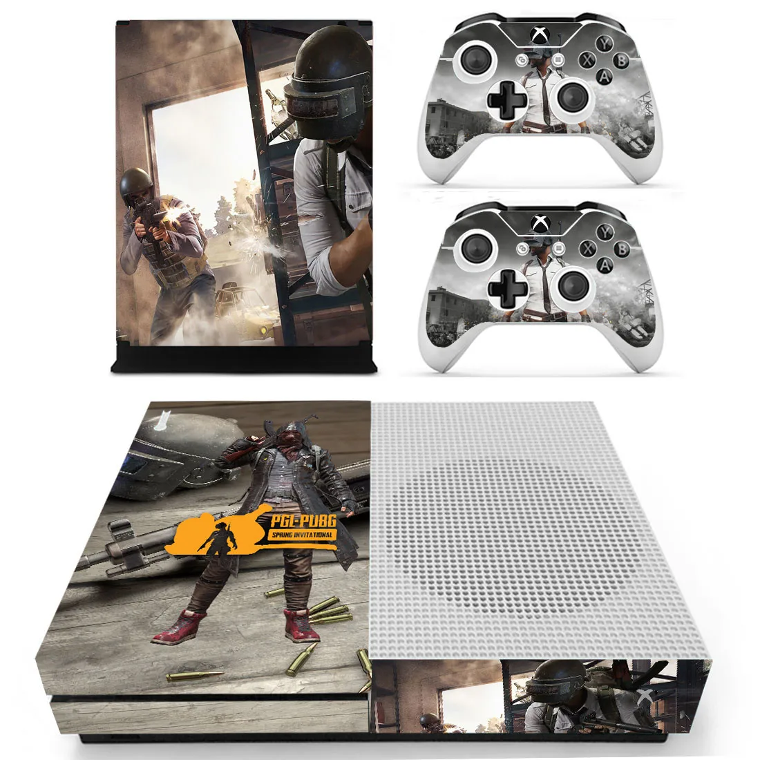 PUBG наклейки s для Xbox One тонкие виниловые наклейки для кожи Pegatina Adesivos для Xbox one Slim консоль и два контроллера шкуры
