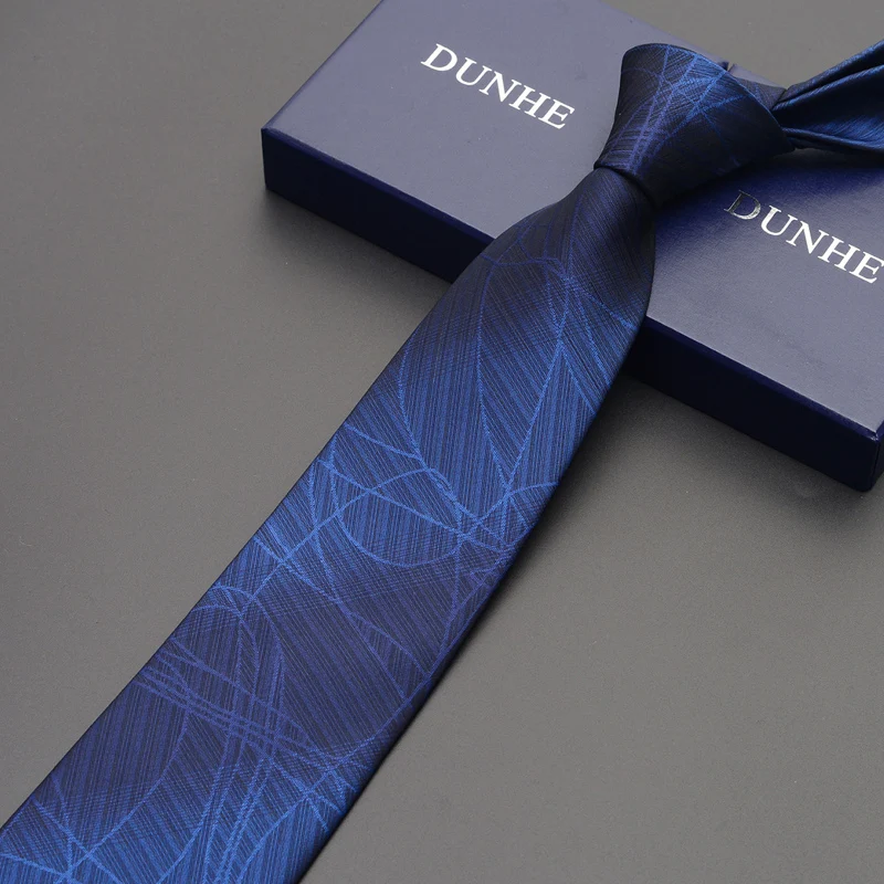 Высокое качество новые модные галстуки для мужчин бизнес 8 см шелковый галстук свадебные галстуки для мужчин дизайнерский бренд с подарочной коробкой цветочный узор - Цвет: ha852