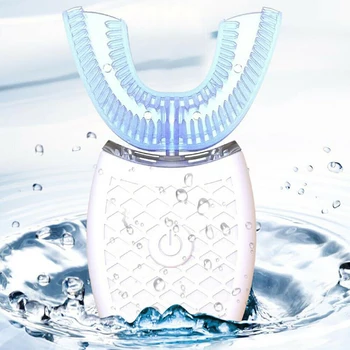 

Automatic Massage Whitening Adult Toothbrush U-shaped Mouth with Electric Lazy Rechargeable Toothbrush Waterproof