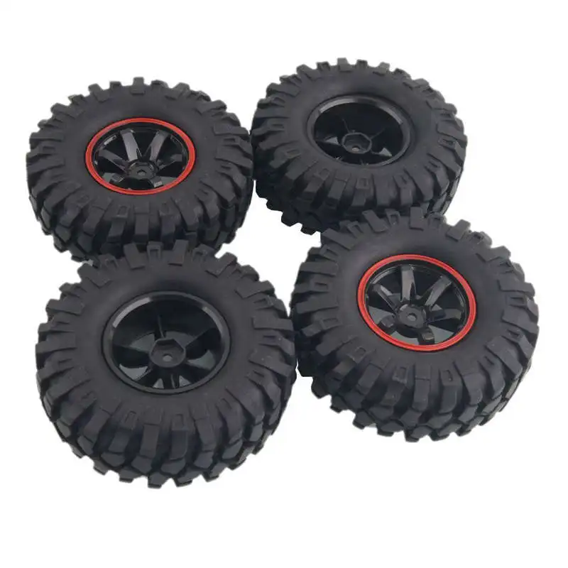 

4X 01:10 Rc Buggy Truggy Tire Plastic Wheel Rubber Rims Hsp For Rc Climbing Car Racing 701A-7006L