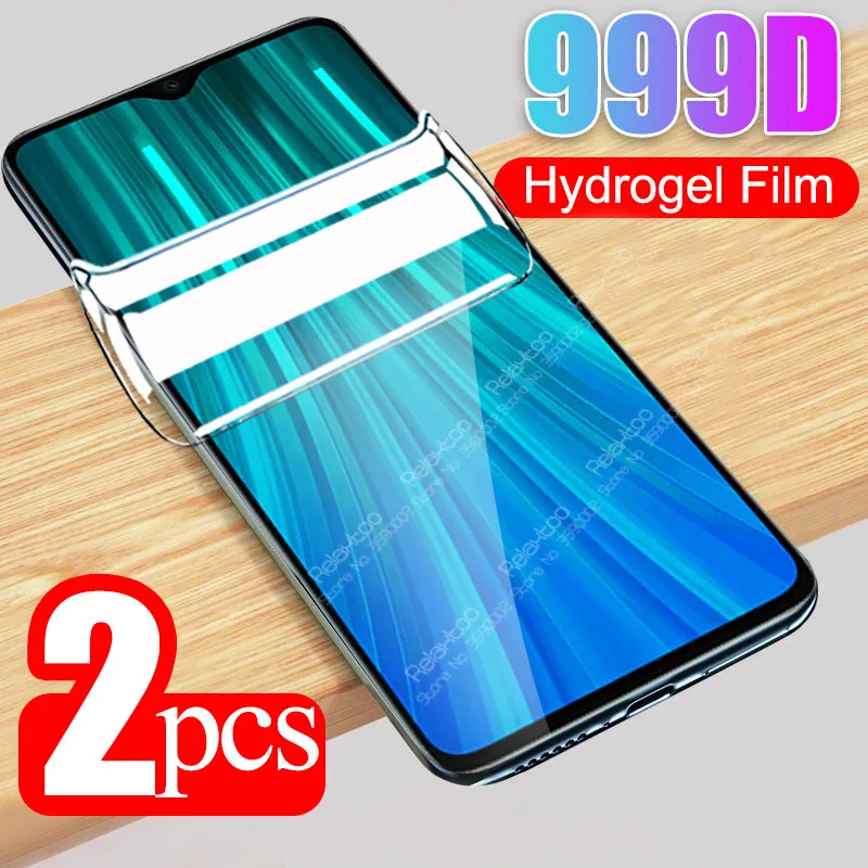 2 шт. 999D гидрогель мягкая пленка для xiaomi redmi note 8 pro T 7 a 8a 7a readmi redmy note8 t защита экрана