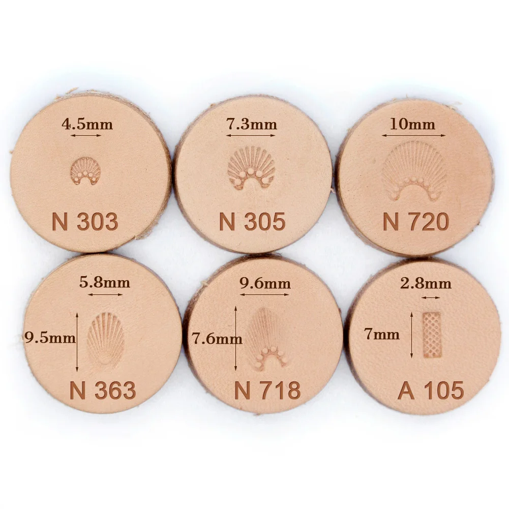 Special Printing Handmade Leather Diy Knocking Tools Leather Carving Printing Alloy Carving Tools