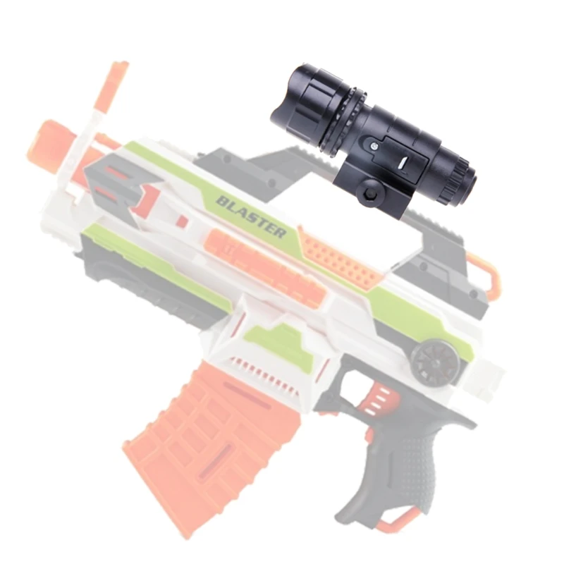 Tactical LED Brightness White Light Flashlight For Nerf Accessory Kids Toy