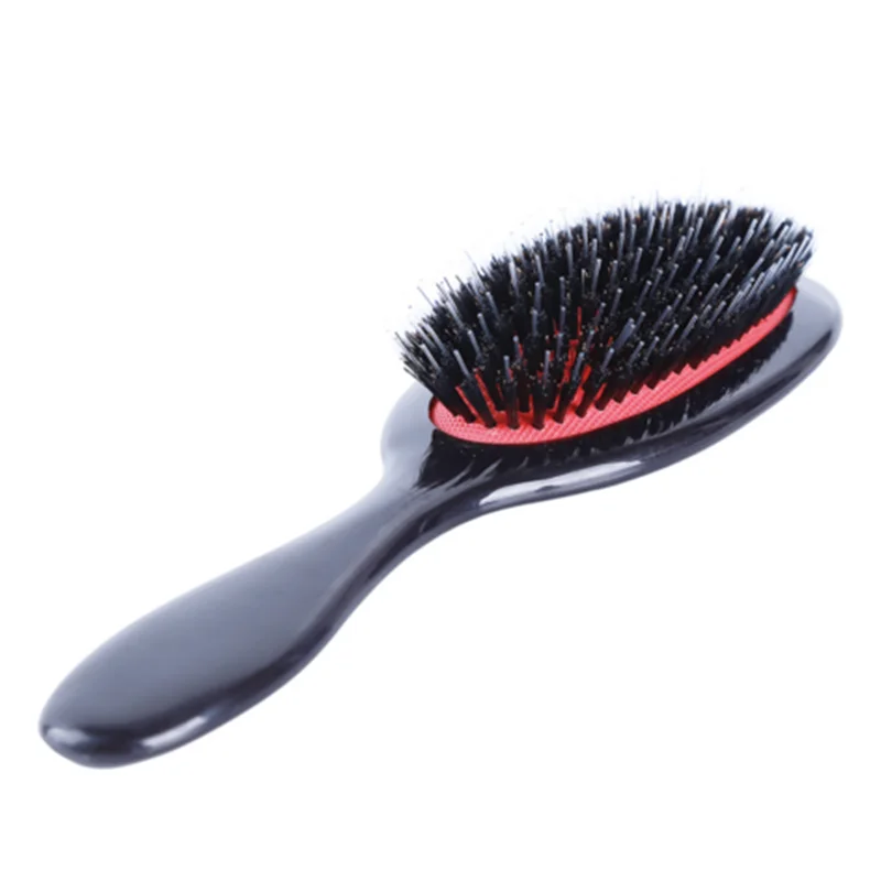

1PC Oval Boar Bristle & Nylon Hair Comb Mini Anti-static Hair Scalp Massage Comb Hairbrush Salon Hair Brush Styling Tool
