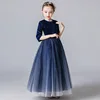 Blue Long Dress-B
