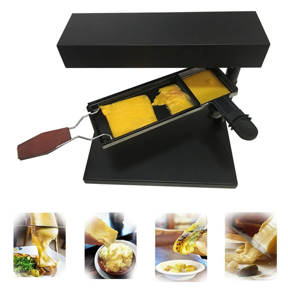 

Electrical raclette Cheese melter machine Cheese steak bacon heater Square cheese Heating melting roasting machine