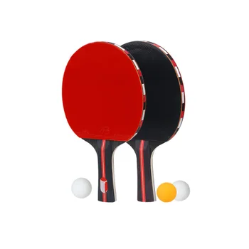 

Sport Portable Lightweight Racket With Good Control Paddle Bat Short Handle Children Thicken Pingpong Powerful Table Tennis Set