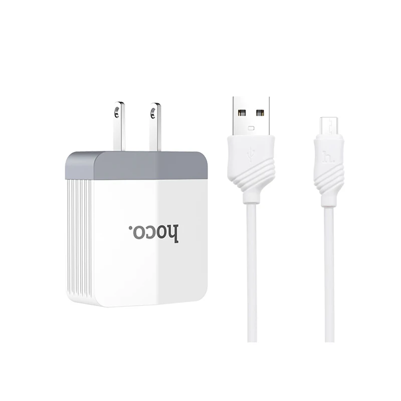 HOCO C13A 16 шт./лот 5 в 2.4A USB зарядное устройство для iPhone 11 Xs Max США вилка настенное зарядное устройство адаптер для samsung Xiaomi huawei