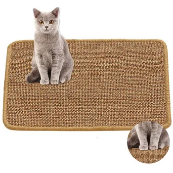 

Cat Natural Sisal Scratching Board Scratching Post Mat Toy Pet Carpet Pad, Floor Rug, Sleeping Mat random color /1