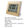 FanJu FJ3530 LCD Digital Wall Clock Alarm Big Size Number Multifunction Temperature Table Clocks Bedside thermometer Large clock 5
