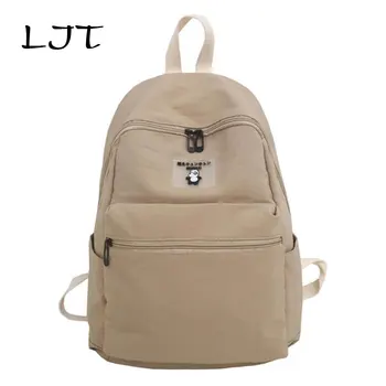 

LJT Fashion Backpack Women Preppy School Bags For Teenagers Backpack Female Nylon Large CapacityTravel Rucksack Mochila Feminina