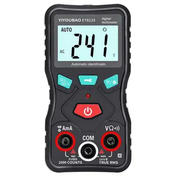

Auto Range True RMS Digital Multimeter Set Voltage Capacitance NCV Automotive Electrical DC AC Capacitance and ResistancTester