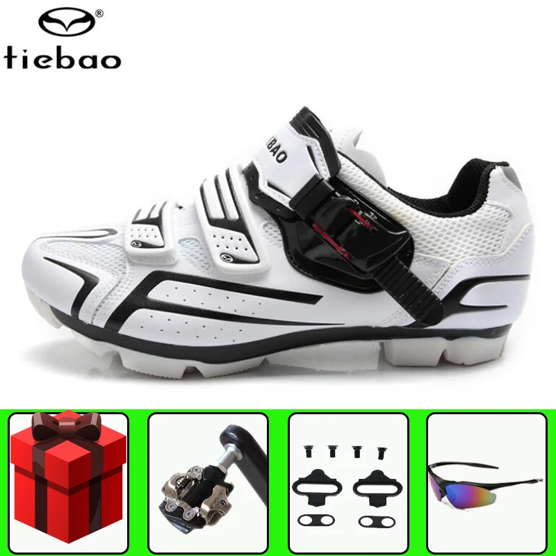 add all Tiebao sapatilha ciclismo mtb велосипедная обувь добавить педаль SPD набор zapatillas deportivas hombre горный велосипед оборудование кроссовки для мужчин - Цвет: add all