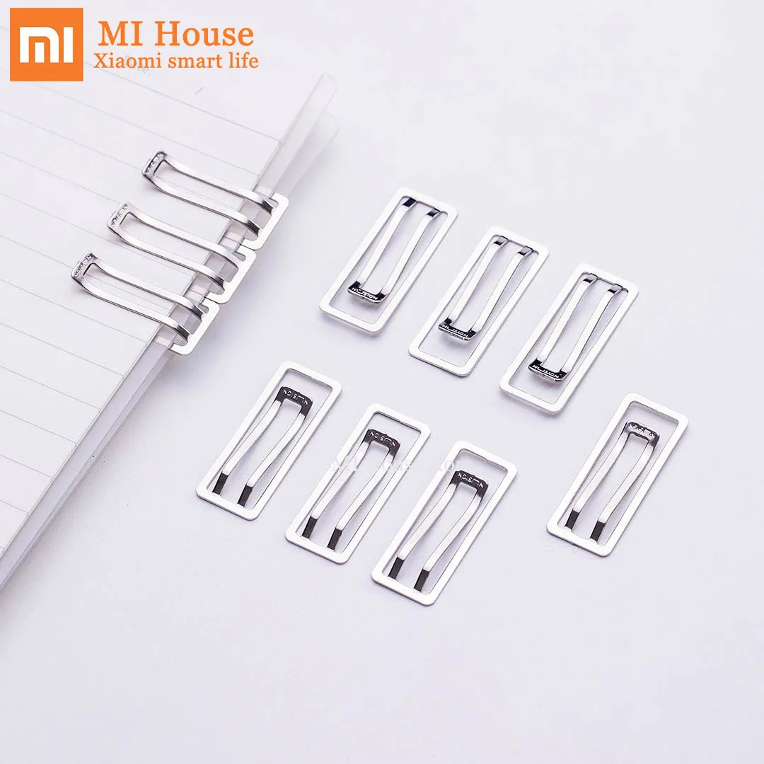 10 шт./компл. Xiaomi NUSIGN Закладка металлический зажим для бумаги декор украшение книг