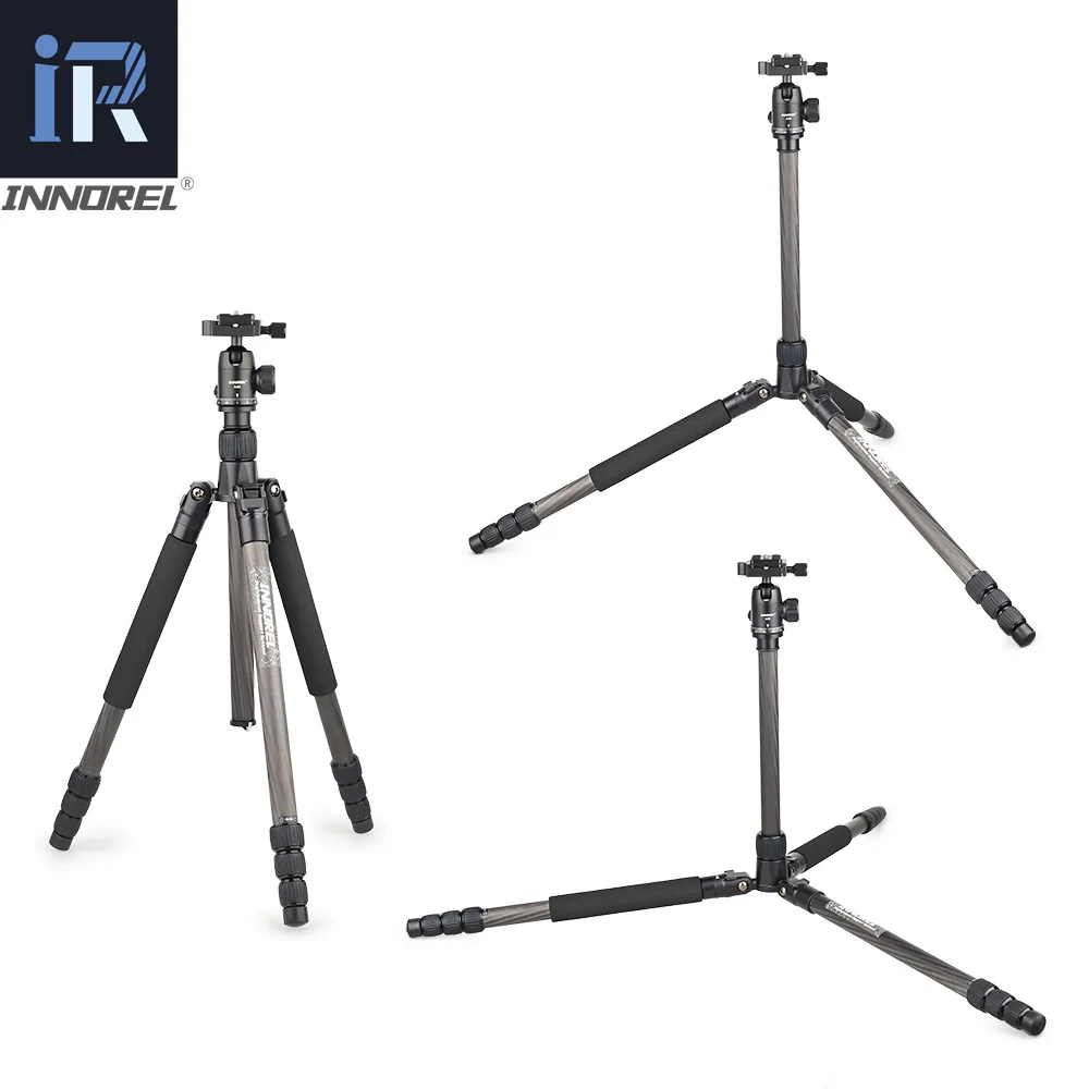 INNOREL NT40C Профессиональный СУПЕР карбоновый штатив для цифровой DSLR камеры сверхмощный стенд двойной панорамный шаровой монопод