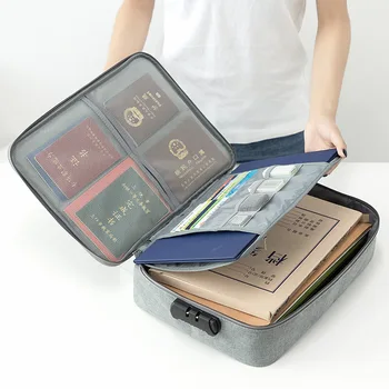 

Documents Ticket Storage Bag Large Capacity Certificates Voucher Files Account Passport Organizer Folders for Home Office Travel