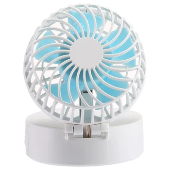 

Portable Handheld Fan Mini Portable Outdoor Necklace Fan 3 Speeds 180 Degree Rotating Adjustment For Home Travel-White