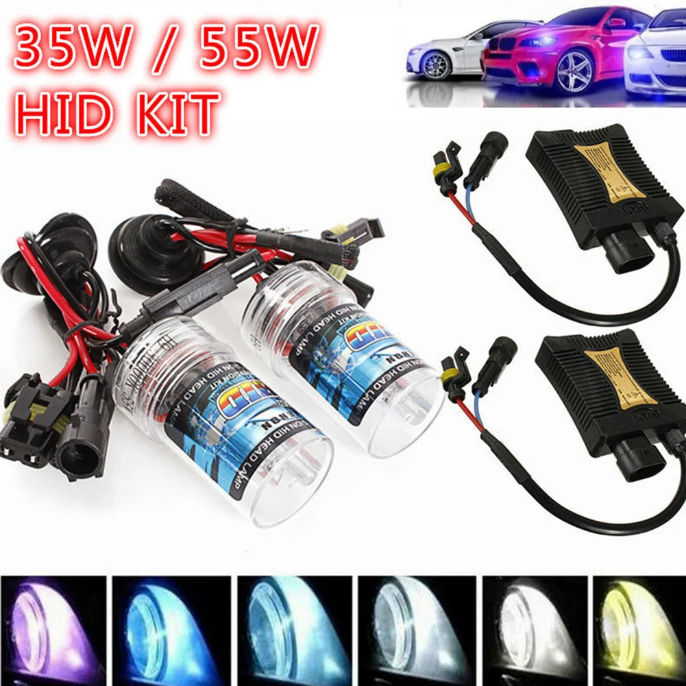 HID комплект стабильный HID лампы Замена H1 8000K 2 шт прочный автомобиль HID комплект