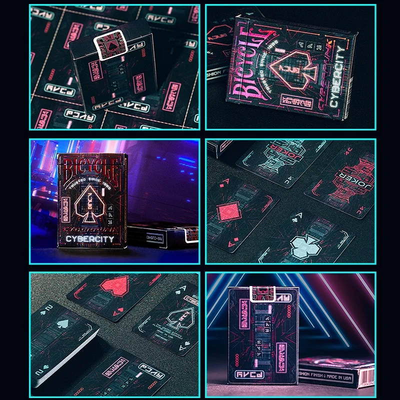 Description Picture 4 of itemBicycle Cyberpunk Playing Cards Deck Magic Card Games Magic Tricks for Magician