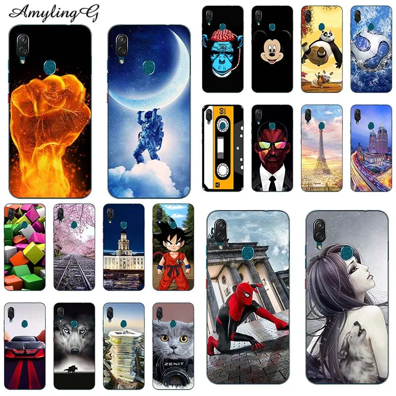 Phone Case For ZTE Blade V10 Vita 6.26&quot Covers 6.3&quot Print Shell Rubber Bags | Мобильные телефоны и аксессуары
