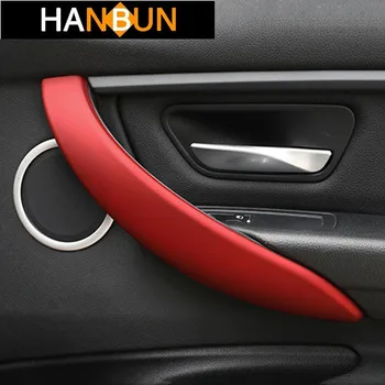 

Car Styling Auto Door Handle Decoration Cover Trim Doorknob Stickers For BMW 3/4 serises F30 F32 3GT F34 Interior Accessories