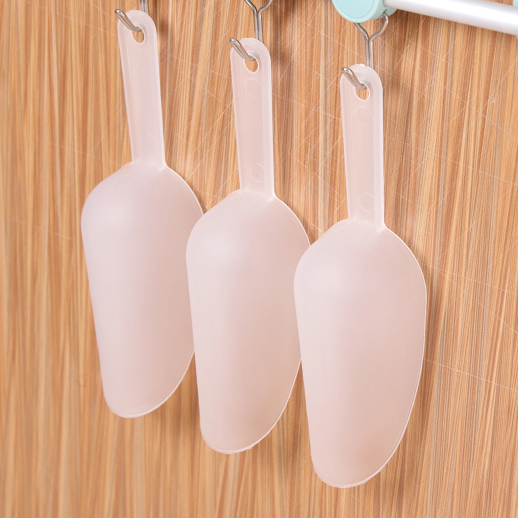 1PC Mini Plastic Ice Shovel Flour Food Candy Bar Ice Cream Scoop Tablespoon Measuring Scoops Shovels Party Kitchen Gadgets