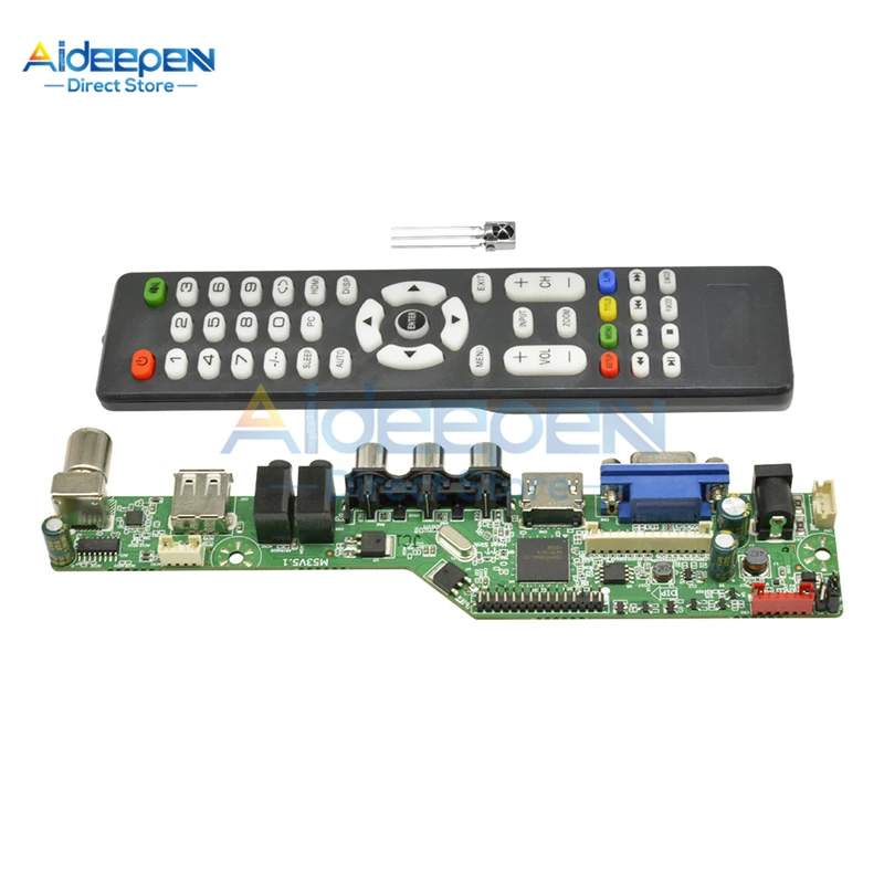 Универсальная плата драйвера для цифрового сигнала ТВ ЖК контроллера VGA/HDMI/AV/TV/USB