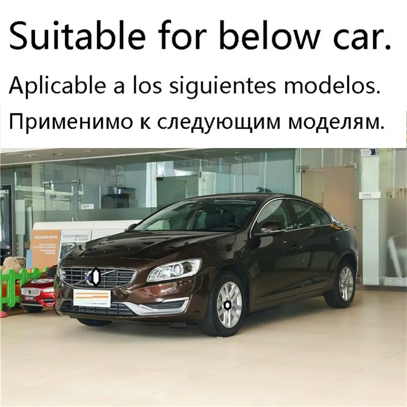 Автомобильная декоративная Автомобильная дверная ручка, система управления чашкой, аксессуары для интерьера, модификация, украшение 18 19 для Volvo S60L