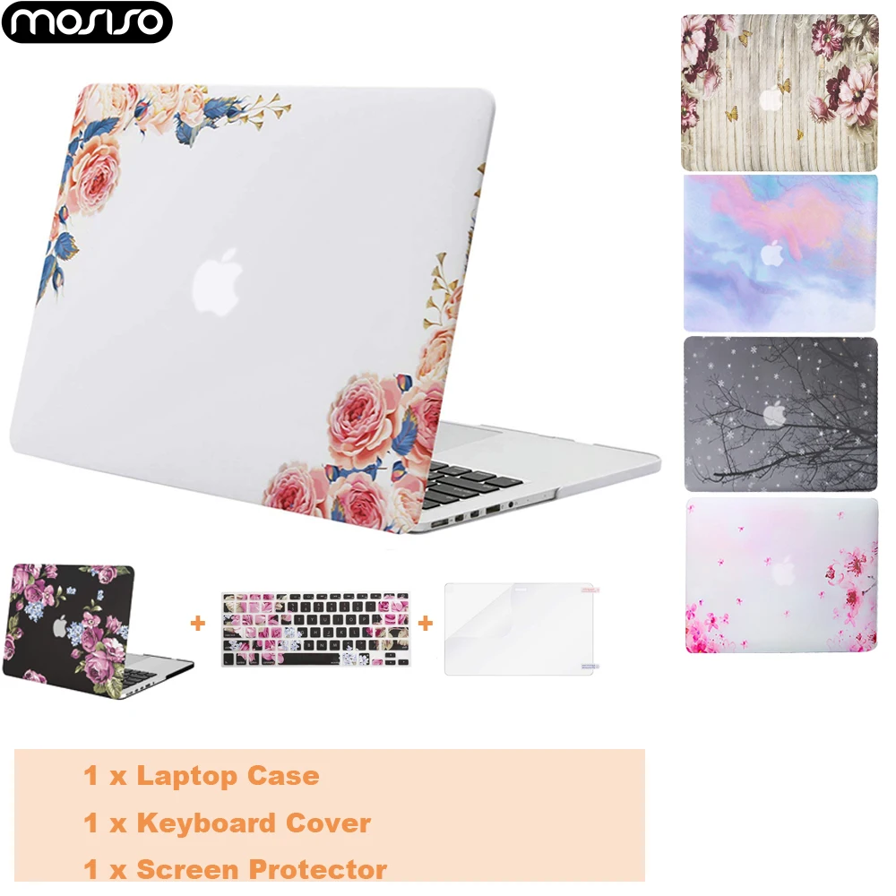 Чехол Mosiso для Macbook Pro 13 чехол компьютера Mac A1502/A1425 защитный 2012 2015 + силиконовый KB