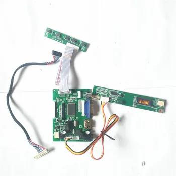 

Fit LP141XA-A1/A1NA/B1CQ/C1FJ/D1AP 2AV+HDMI+VGA 1CCFL inverter 20-Pin LVDS 1024*768 14.1" display controller drive card DIY kit